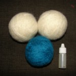 Make eco-friendly wool dryer balls to save on electric. and add a scent to your laundry. 